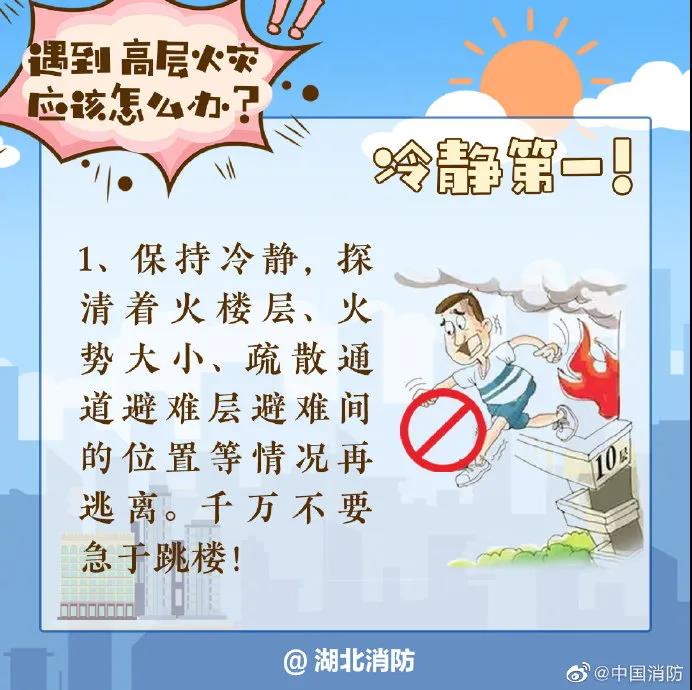 遇到高層火災(zāi)怎么辦？